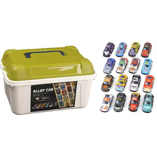 70PCS Alloy Pull-Back Mini Cars – 47 Styles in Storage Box