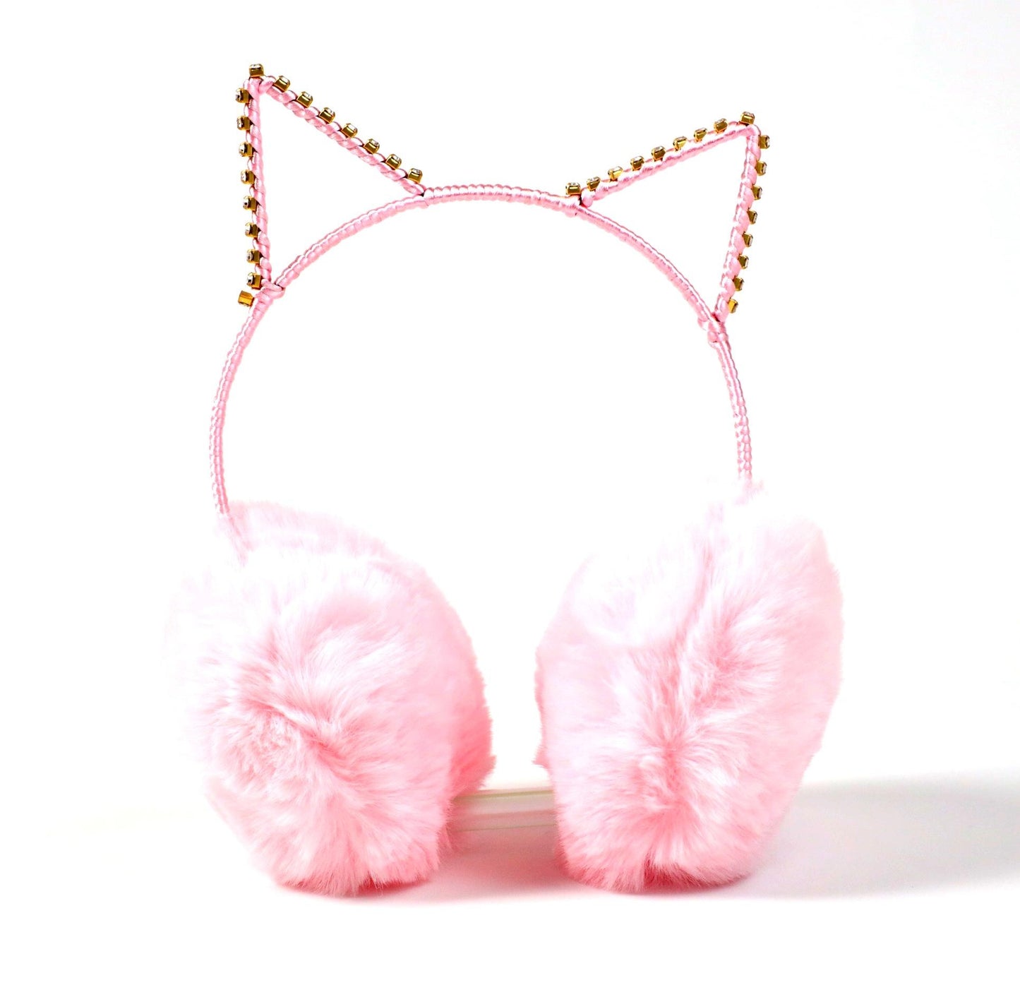 "Cat Ear Fluffy Earmuffs – Stylish, Warm & Adorable Winter Accessory" This title highlights the fashionable cat-ear design, **cozy warmth, and **cute aesthetic to a