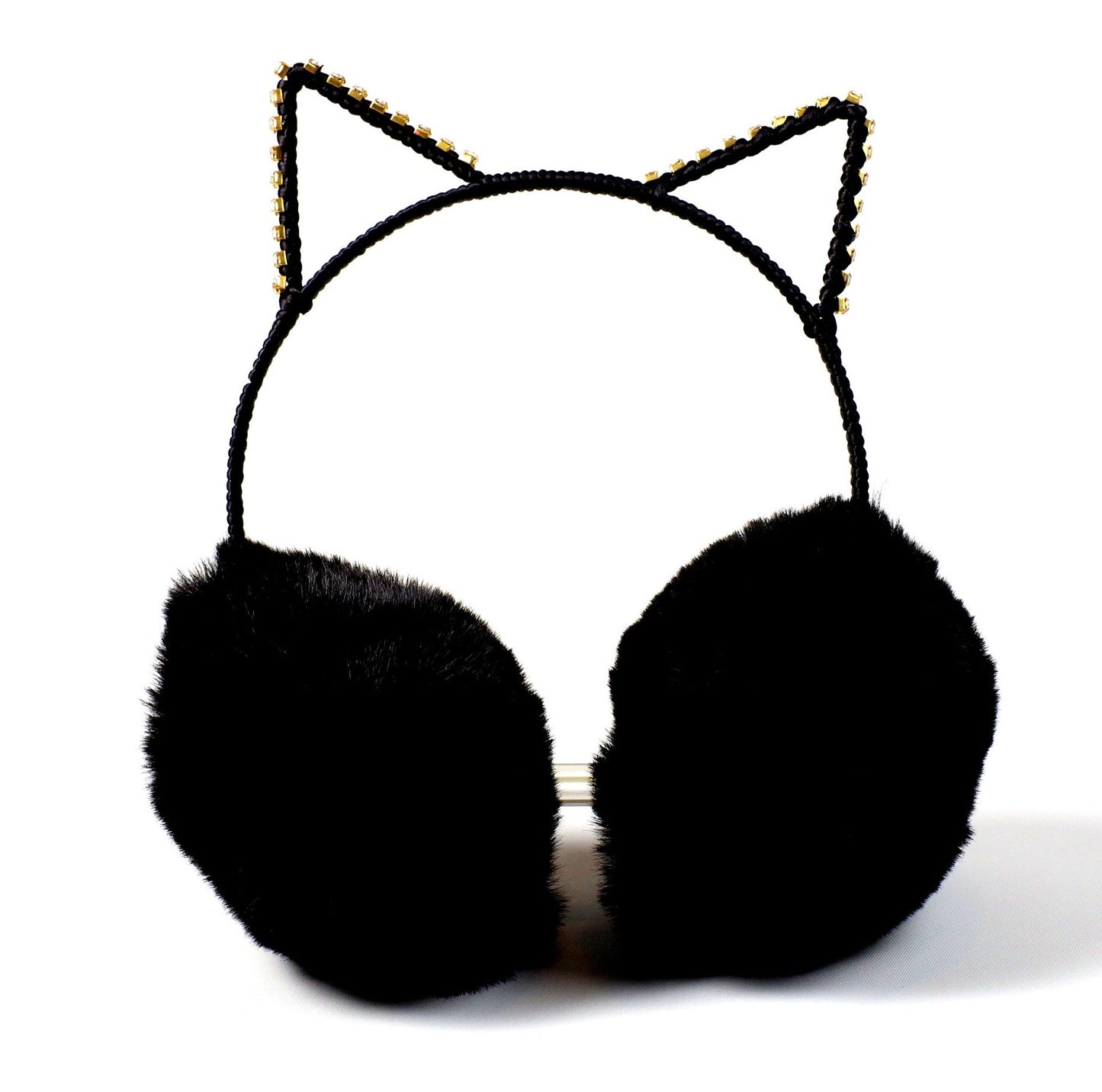 "Cat Ear Fluffy Earmuffs – Stylish, Warm & Adorable Winter Accessory" This title highlights the fashionable cat-ear design, **cozy warmth, and **cute aesthetic to a